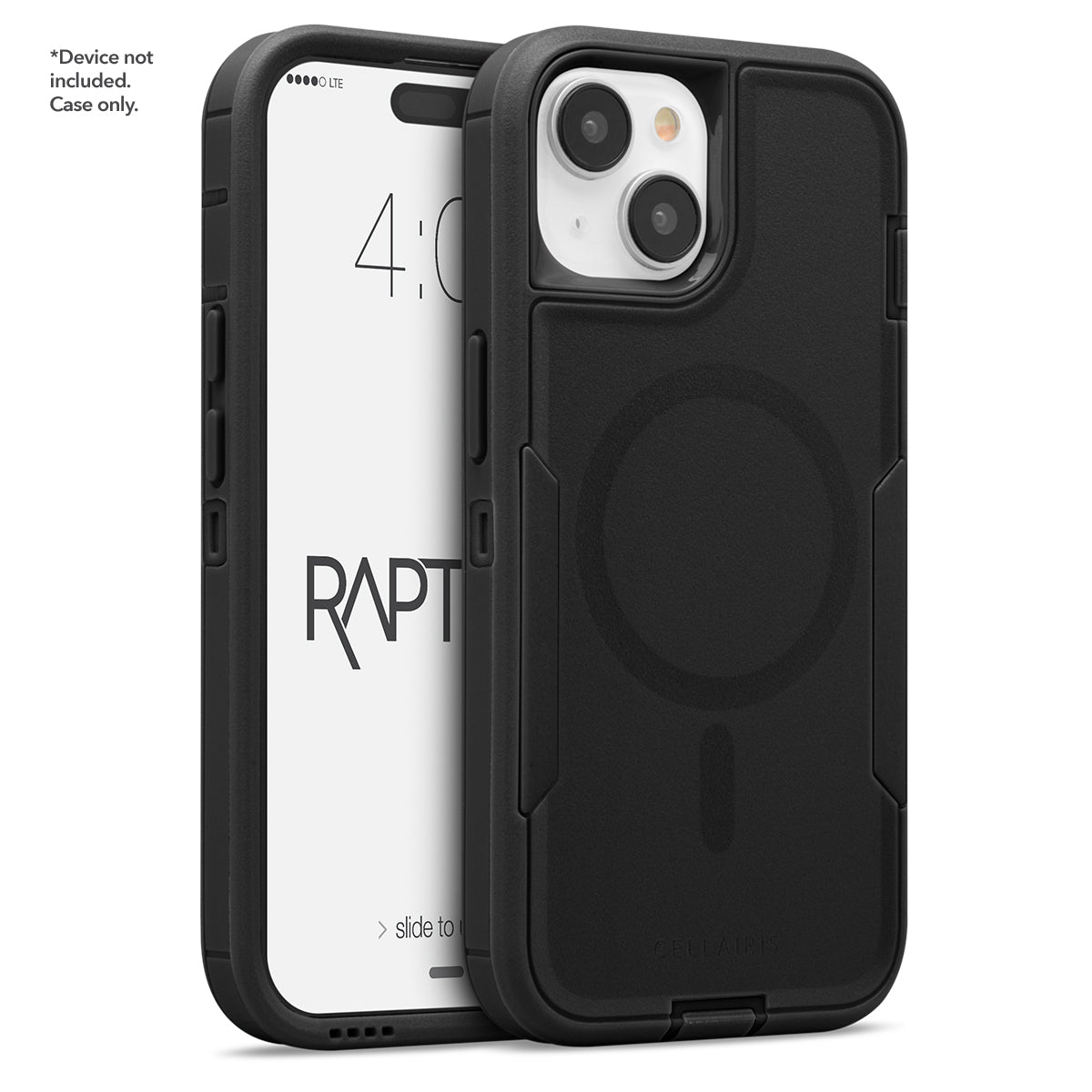 Rapture Rugged - Apple iPhone 15 Black w/ MagSafe Cases