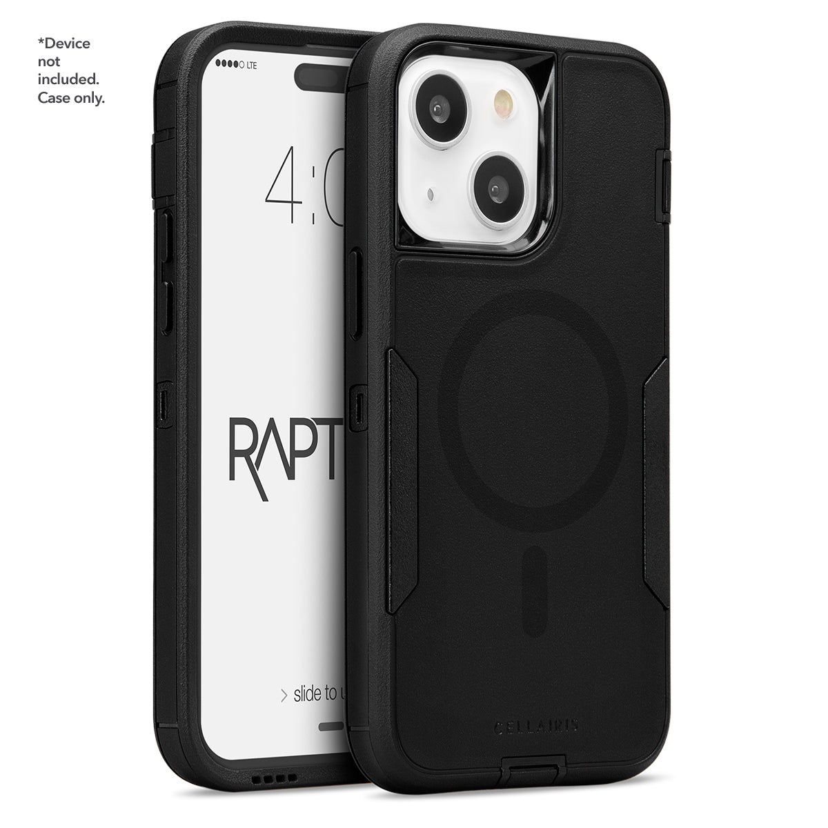 Rapture Rugged - Apple iPhone 15 Plus/ 14 Plus Black w/ MagSafe Cases