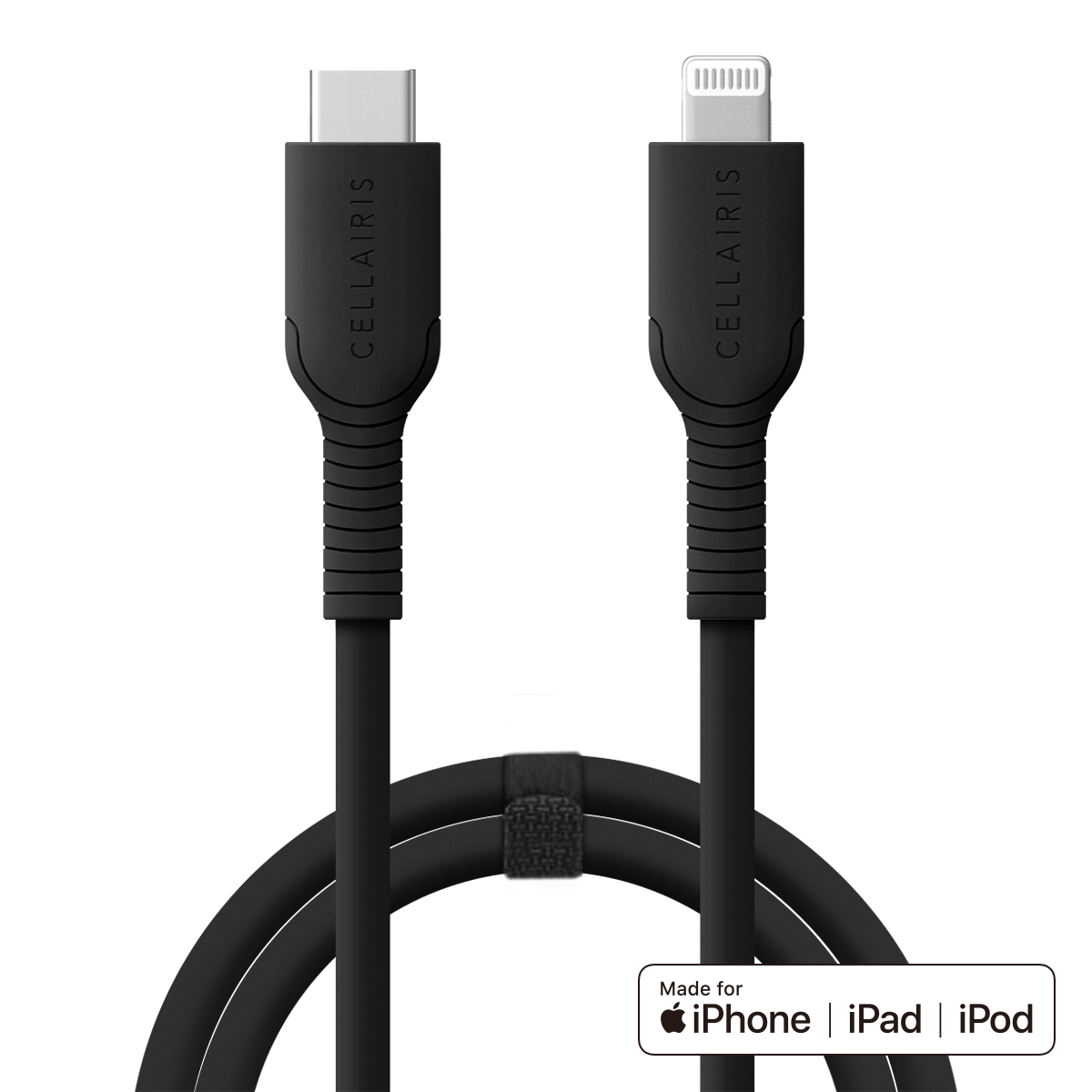 Charge Cable - 3FT USB-C to MFi Lightning Black (C94 Chip) Power