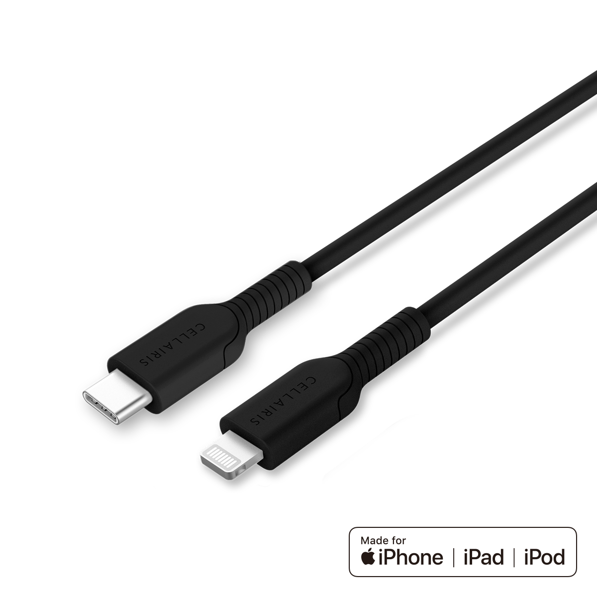 Charge Cable - 3FT USB-C to MFi Lightning Black (C94 Chip) Power
