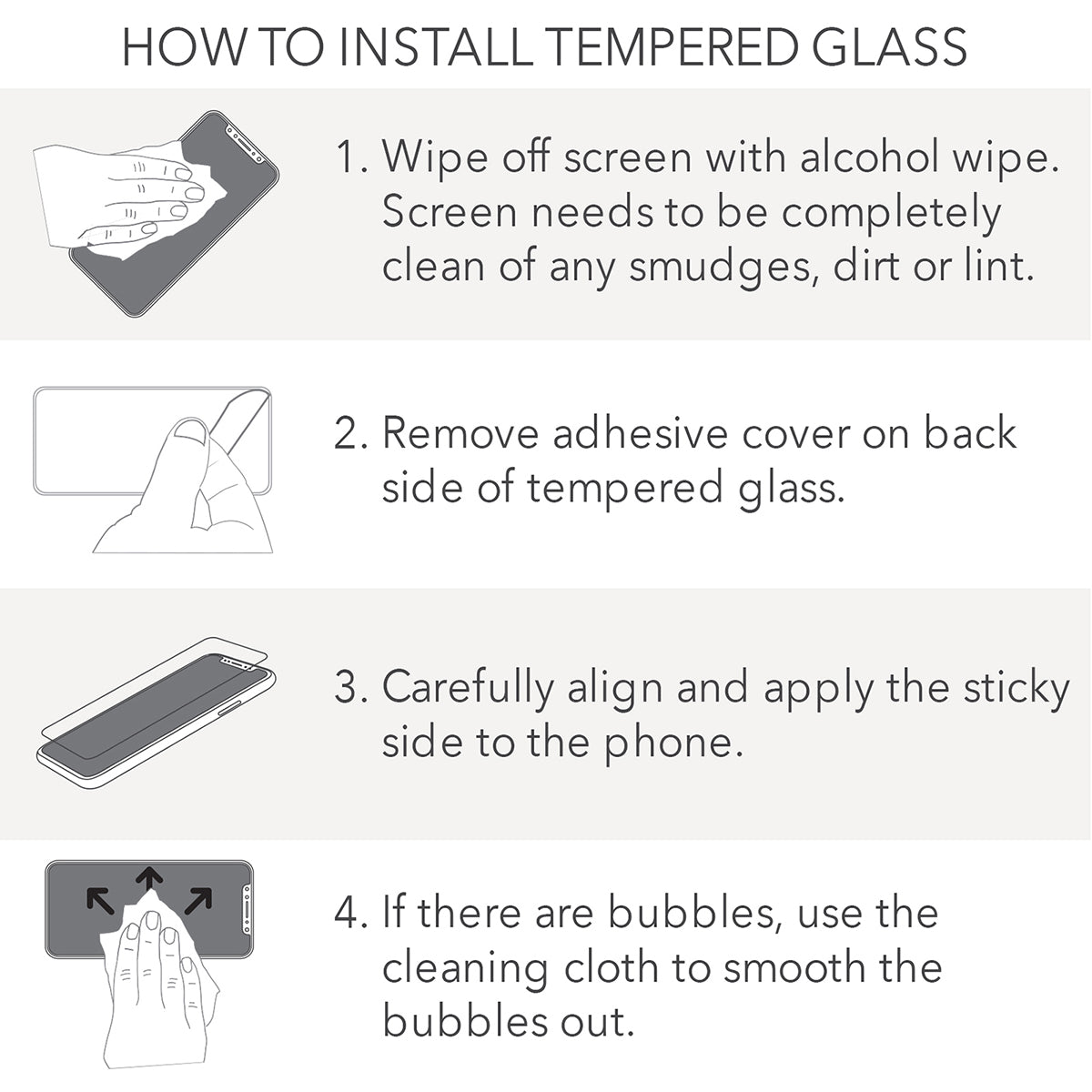 Tempered Glass - Shell Shock Apple iPhone 13 mini Super Anti Impact Screen Protectors
