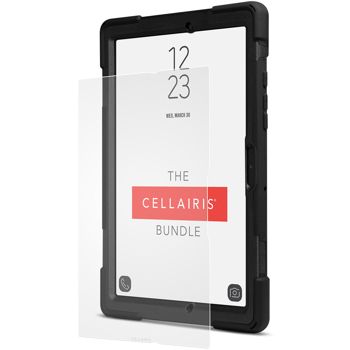 Cellairis Tempered Glass - Shell Shock Samsung Tab A8 10.5” X200 (Bulk) Screen Protectors
