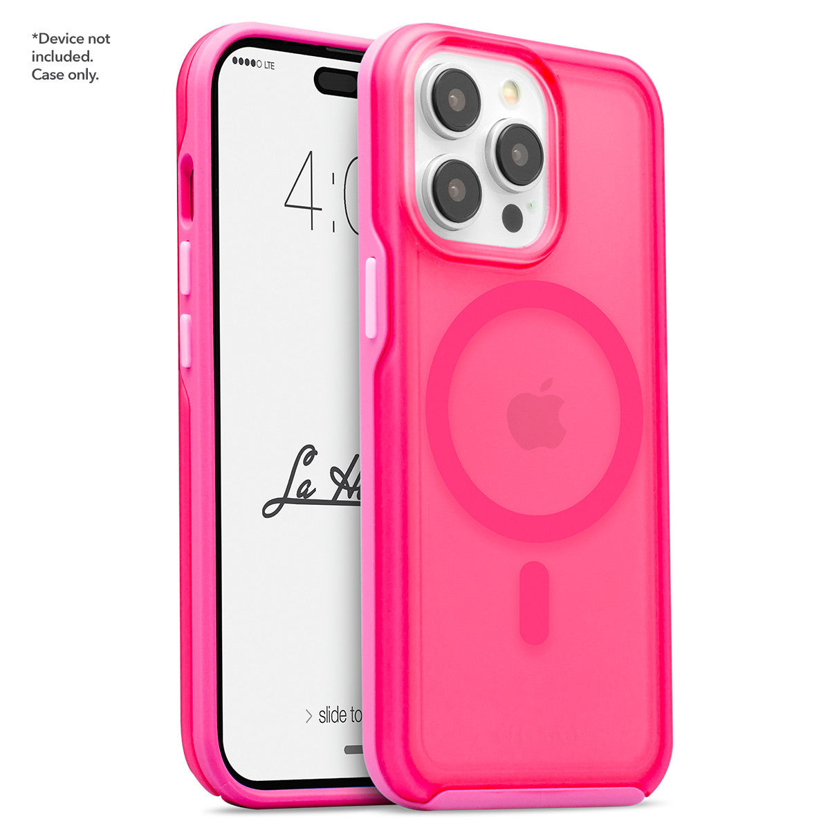 La Hornet Matte - Apple iPhone 14 Pro Max/ 13 Pro Max Hot Pink w/ MagSafe Cases