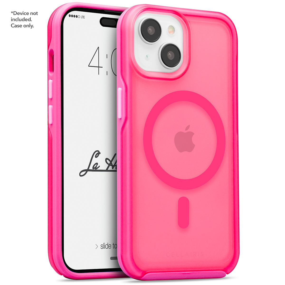 La Hornet Matte - Apple iPhone 15/ 14 Hot Pink w/ MagSafe Cases