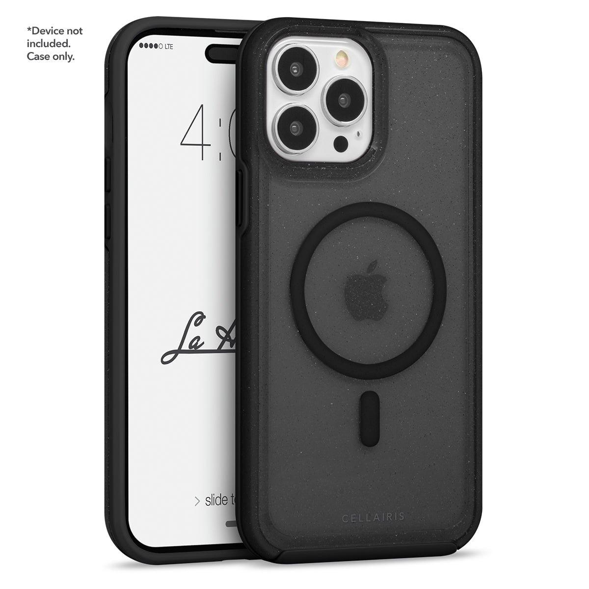 La Hornet Glitter - Apple iPhone 15 Pro Black w/ MagSafe Cases