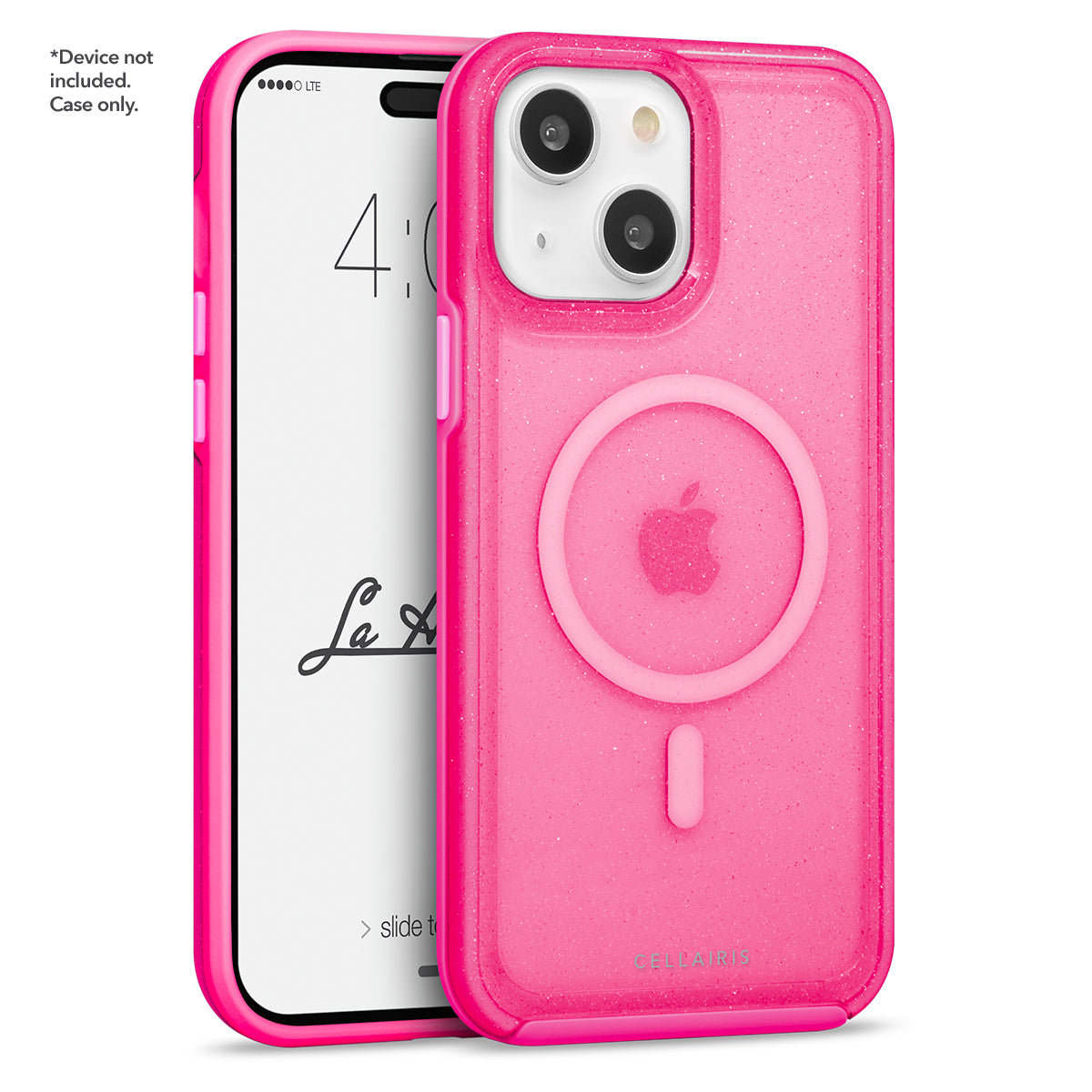 La Hornet Glitter - Apple iPhone 15 Plus/ 14 Plus Hot Pink w/ MagSafe Cases