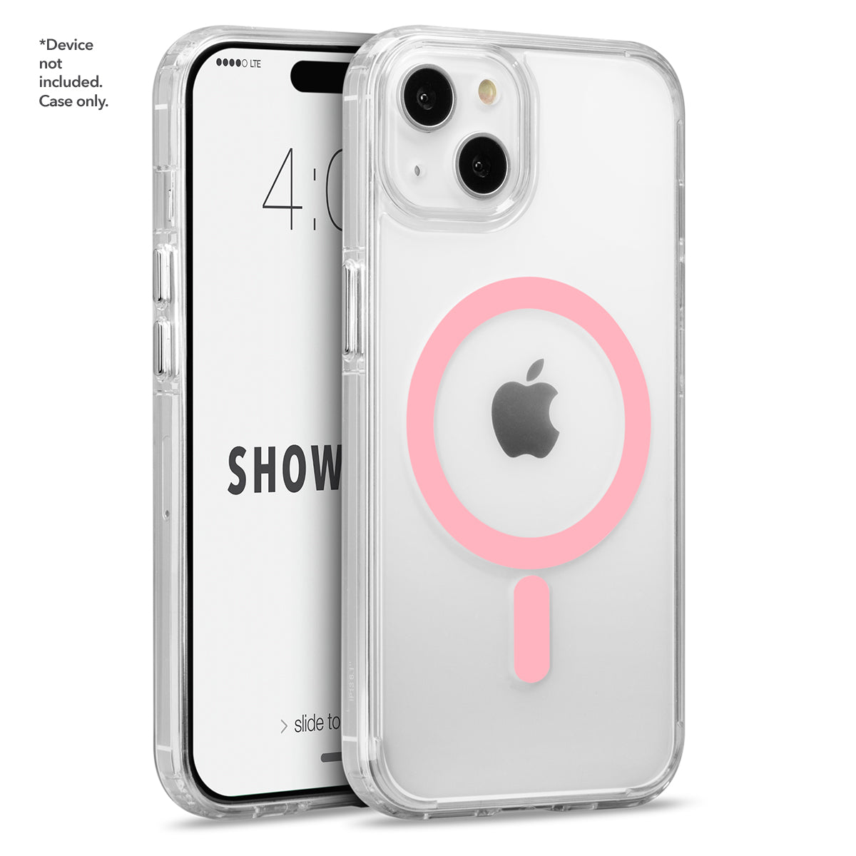 Showcase Slim Halo - Apple iPhone 15/ 14/ 13 Pink w/ MagSafe Cases