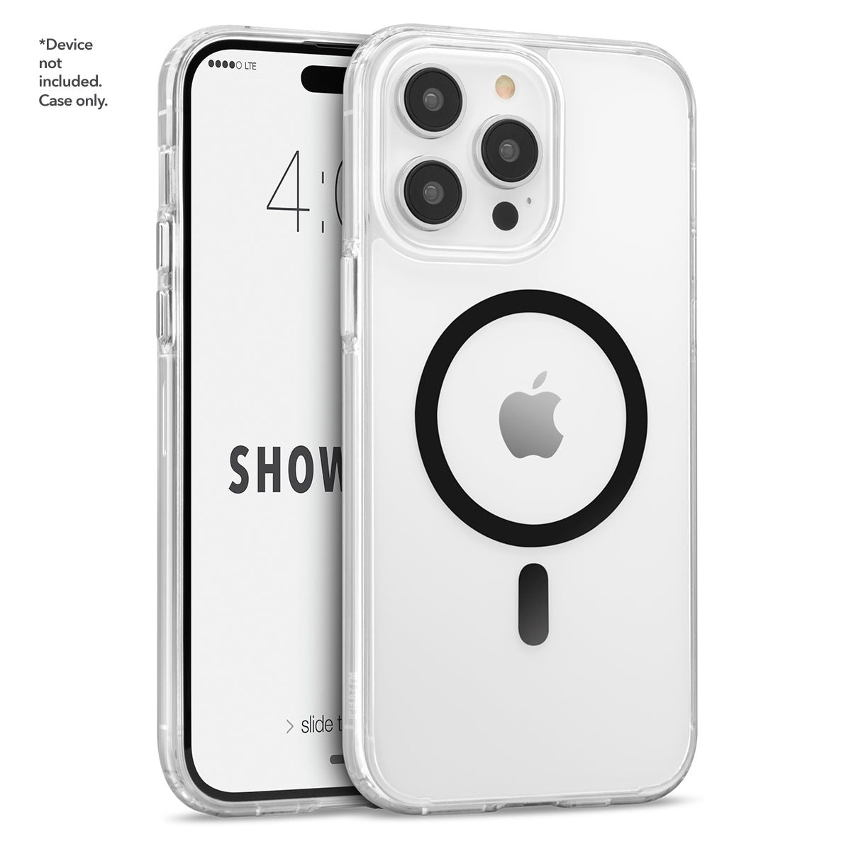 Showcase Slim Halo - Apple iPhone 15 Pro Black w/ MagSafe Cases