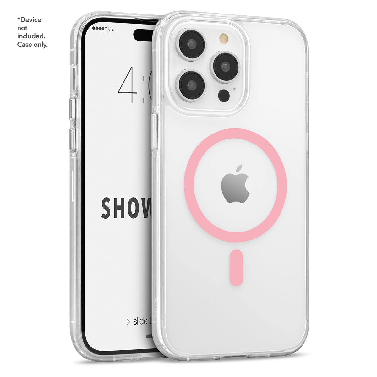 Showcase Slim Halo - Apple iPhone 15 Pro Max Pink w/ MagSafe Cases