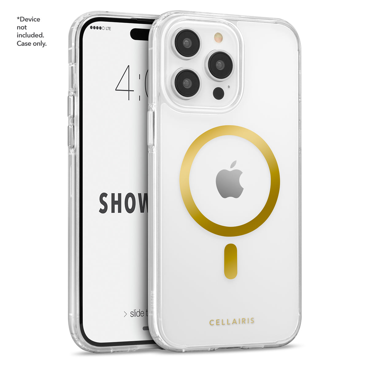 Showcase Slim Halo - Apple iPhone 15 Pro Max Gold w/ MagSafe Cases