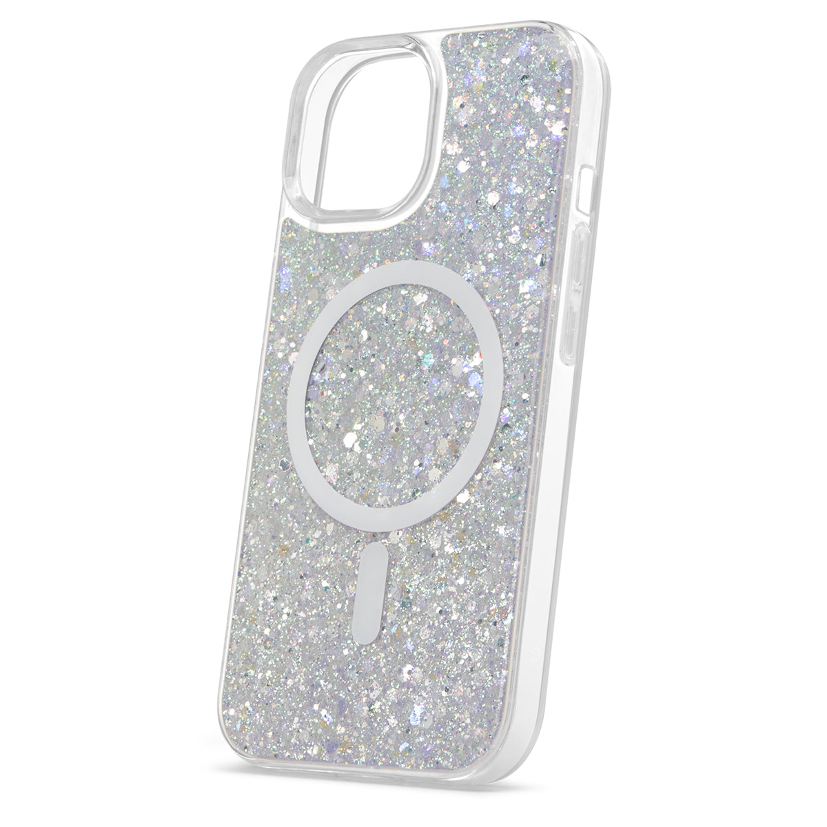 Showcase Slim Glam - Apple iPhone 15 Silver w/ MagSafe Cases