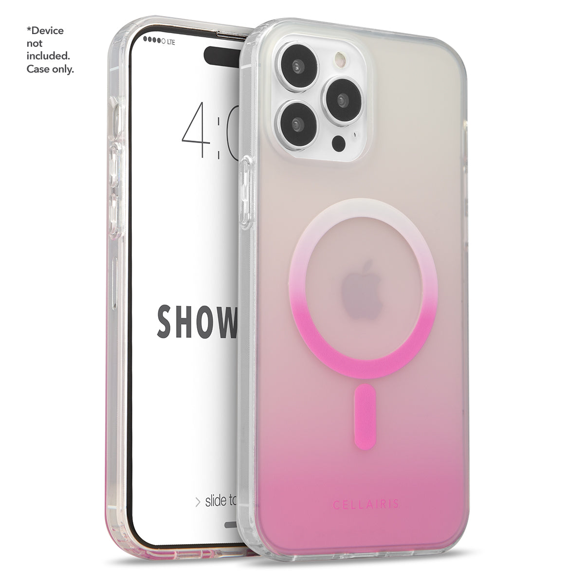 Showcase Slim Ombre - Apple iPhone 15 Pro Max Pink w/ MagSafe Cases
