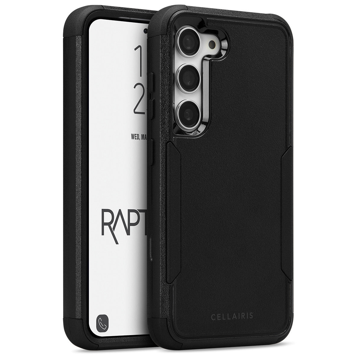 Rapture V2 - Samsung S23 Black Natural Grain Phone Case
