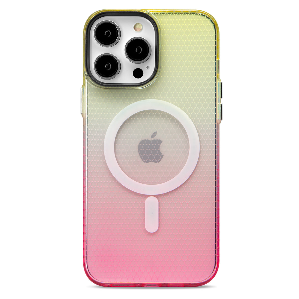 ShOx Ombre - Apple iPhone 15 Pro Golden Yellow/ Hot Pink w/ MagSafe Cases