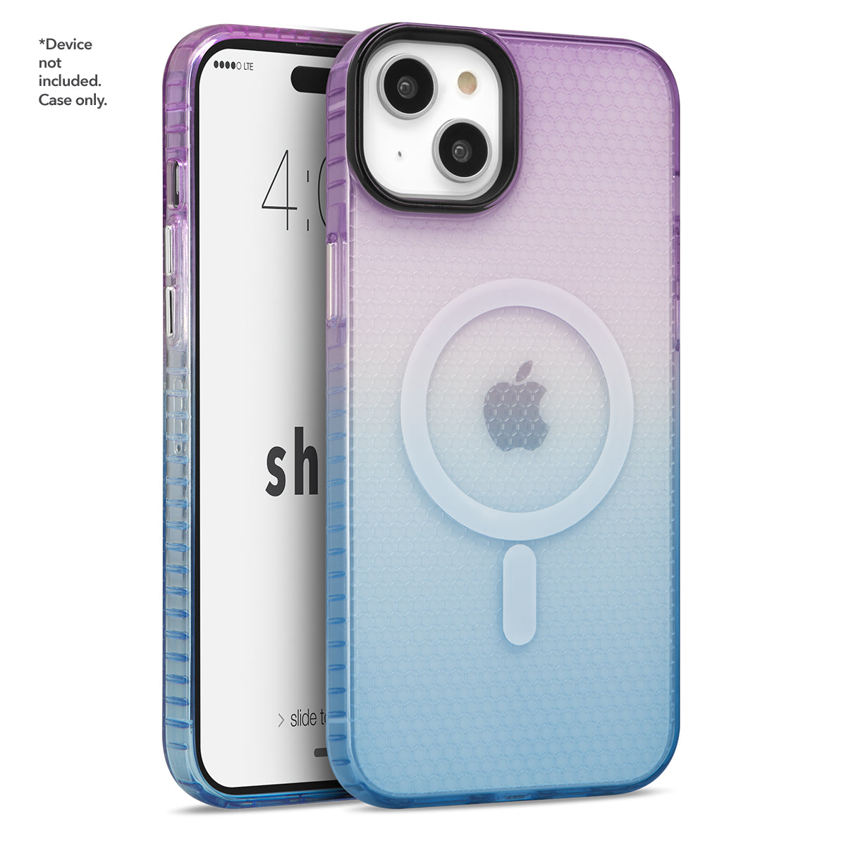 ShOx Ombre - Apple iPhone 15 Purple/ Blue w/ MagSafe Cases