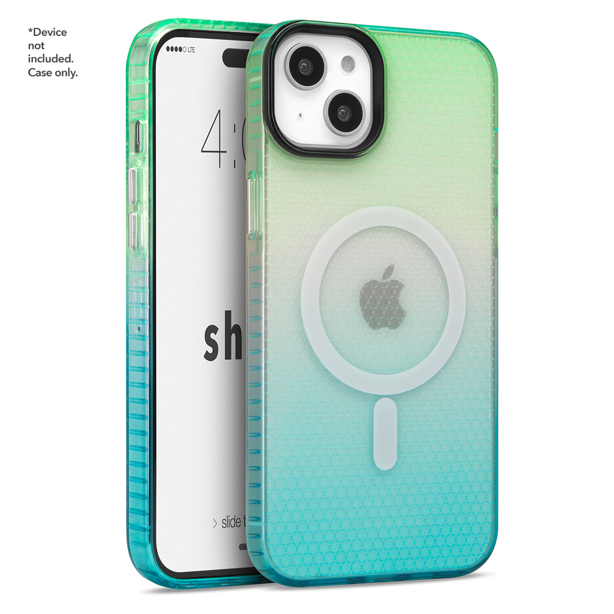 ShOx Ombre - Apple iPhone 15 Emerald/ Ocean Blue w/ MagSafe Cases