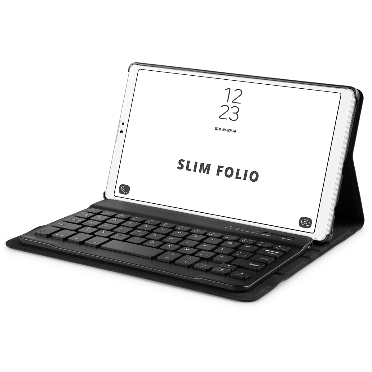 Bluetooth Keyboard - Samsung Tab A7 Lite 8.7â€� T220/ T225 Slim Folio (w/o Back Light) Tablet Cases