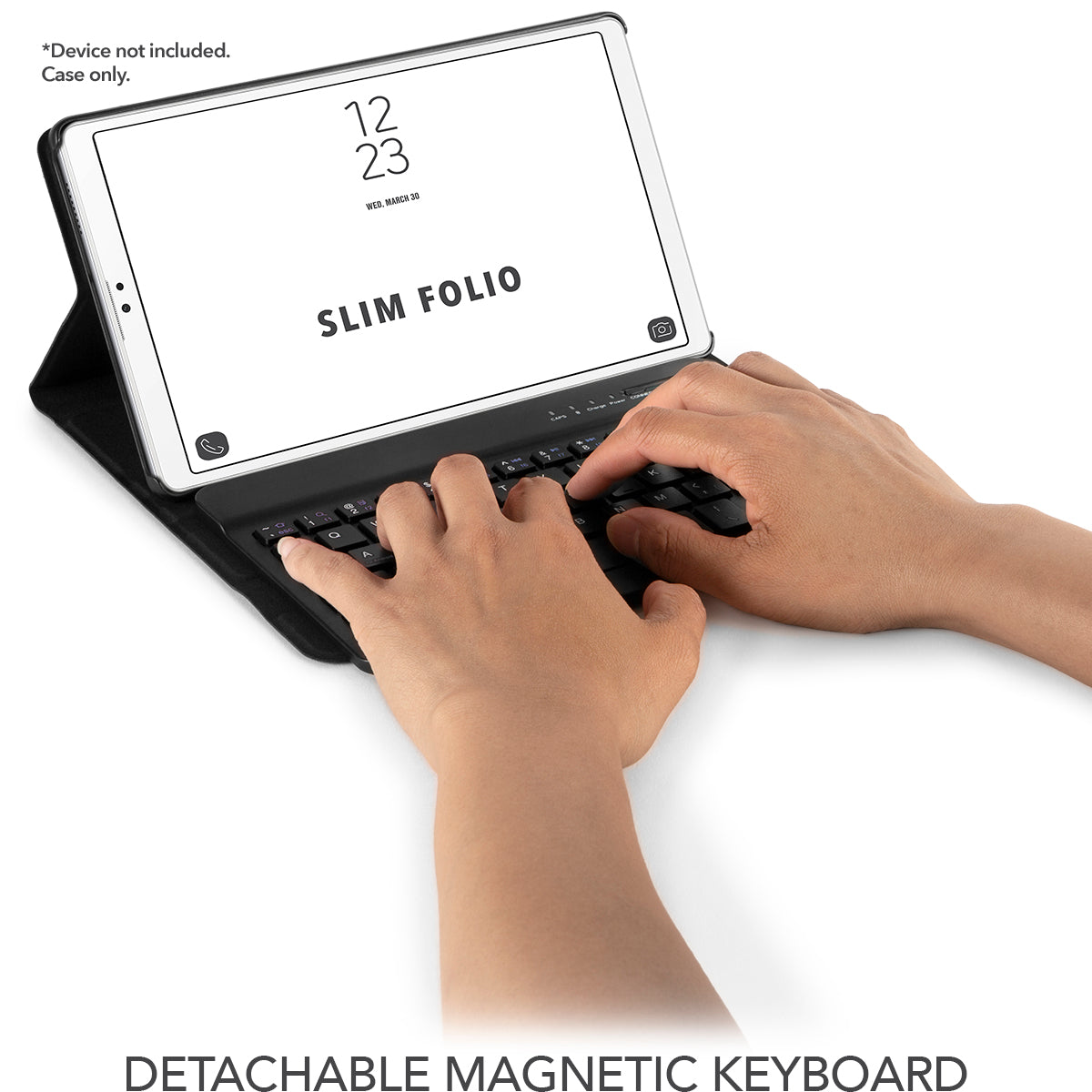 Bluetooth Keyboard - Samsung Tab A7 Lite 8.7â€� T220/ T225 Slim Folio (w/o Back Light) Tablet Cases