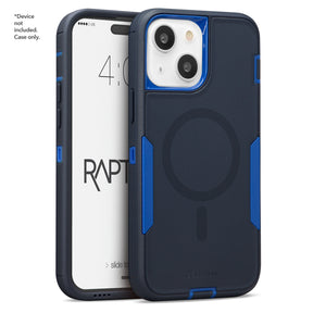 Rapture Rugged - iPhone 15 Navy Blue w/ Blue w/ MagSafe Cases