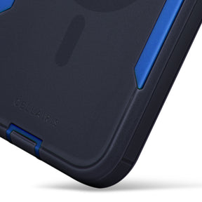 Rapture Rugged – iPhone 15 Plus Navy Blue w/ Blue w/ MagSafe Cases