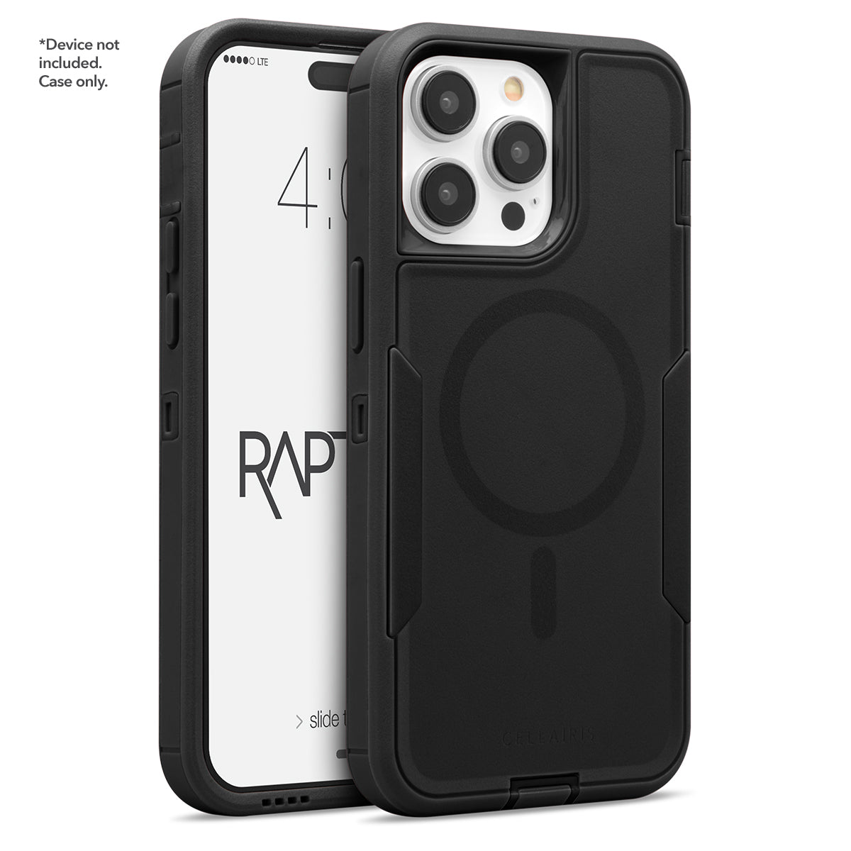 Rapture Rugged - iPhone 15 Pro Max Black w/ MagSafe Case