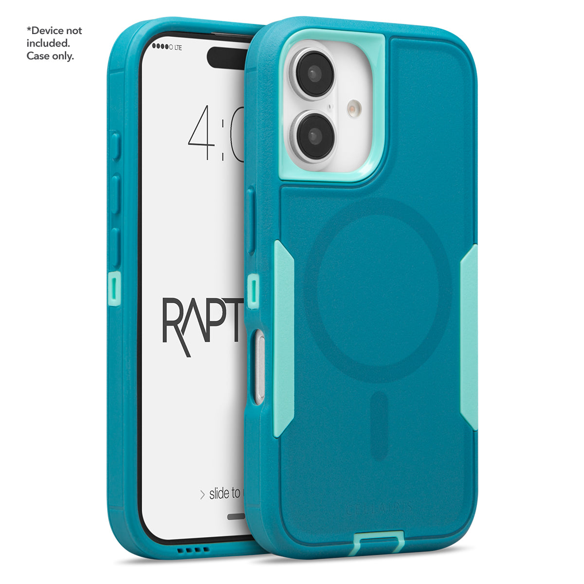 Rapture Rugged - iPhone 16 Ocean Blue/ Turquoise w/ MagSafe Case