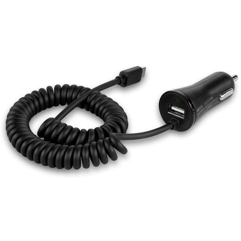 Car Charger - 6FT USB-C Cable w/ 2.0 USB-A Input (Bulk) Car Adapters