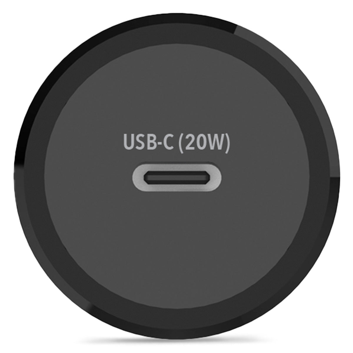 Car Charger - Single USB-C 20W Black Power