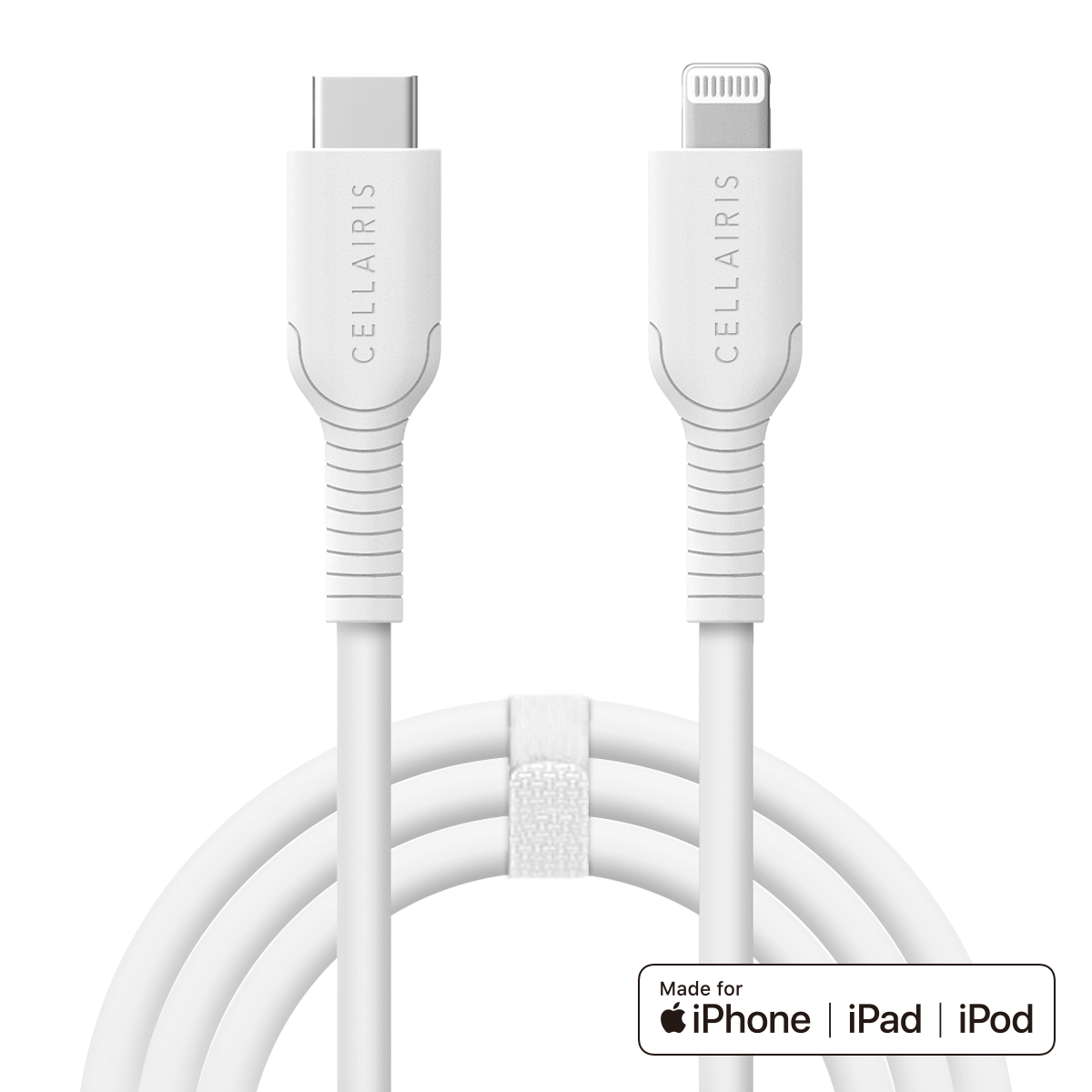 Charge Cable - 6FT USB-C to MFi Lightning White (C94 Chip) Power