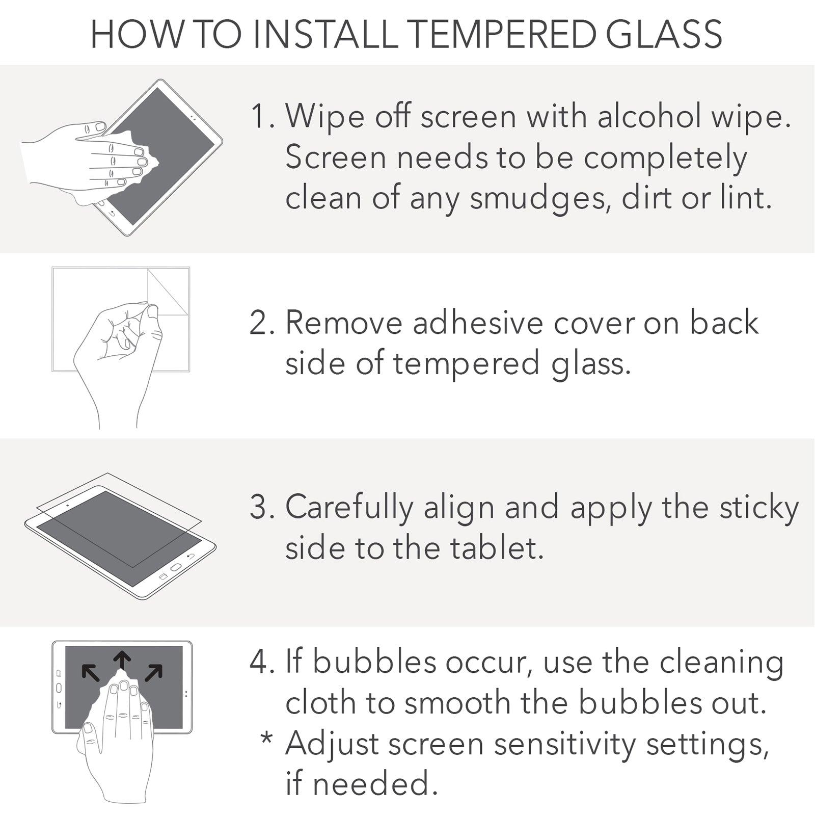 Glass Screen Protector - Galaxy Tab A7 10.4" T500/T505  Super Anti-Impact Screen Protection