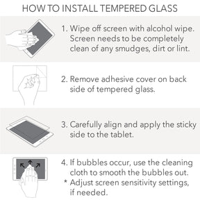 Cellairis Tempered Glass - Shell Shock Samsung Tab A8 10.5” X200 (Bulk) Screen Protectors