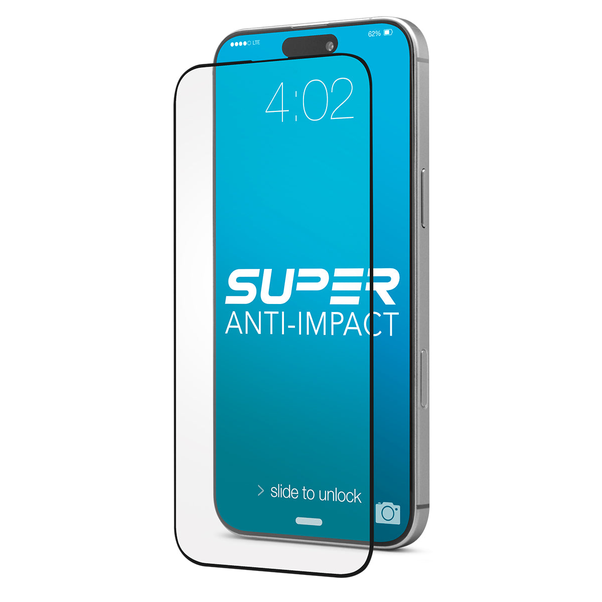 Glass Screen Portector- iPhone 16 Plus Super Anti-Impact Screen Protection