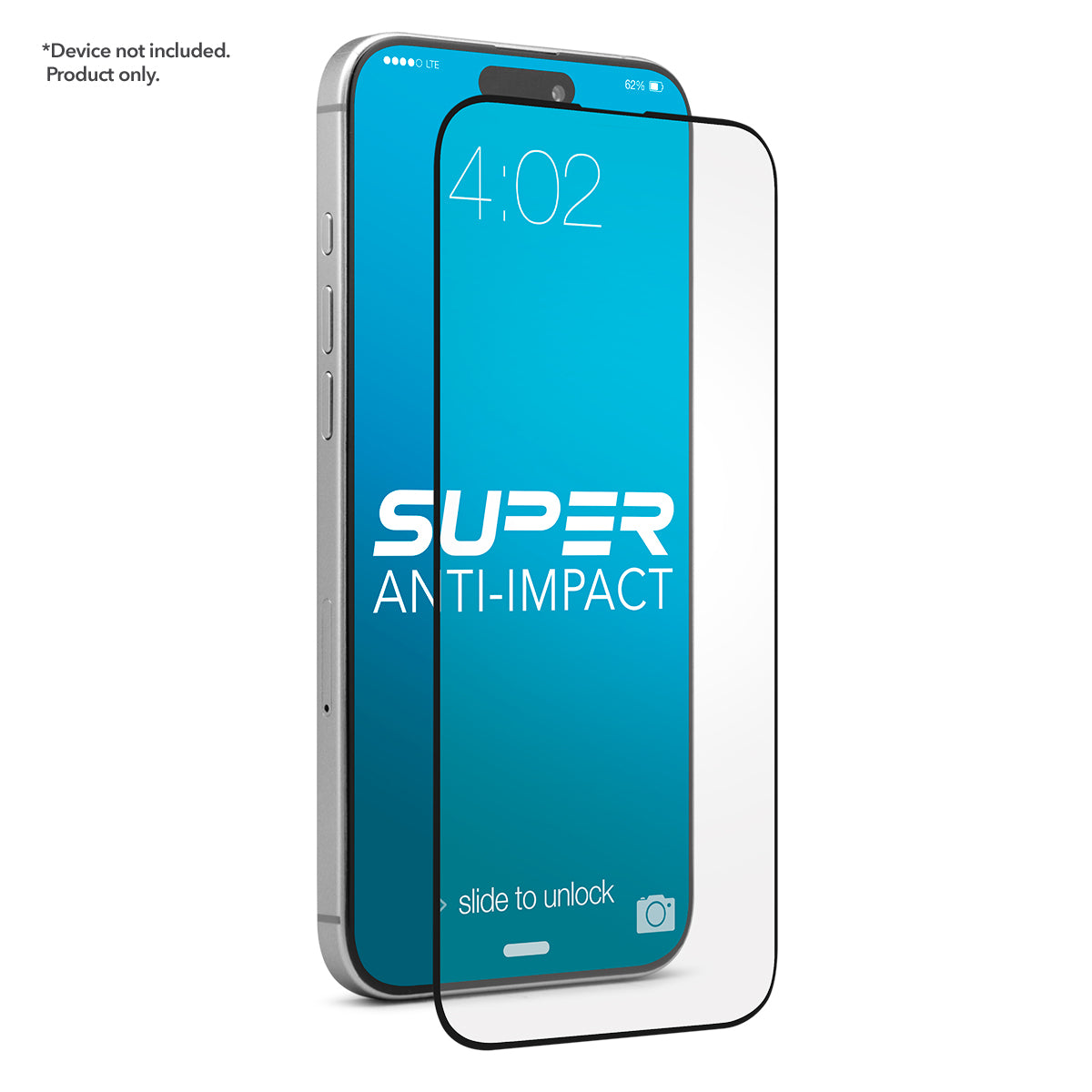 Glass Screen Portector- iPhone 16 Plus Super Anti-Impact Screen Protection