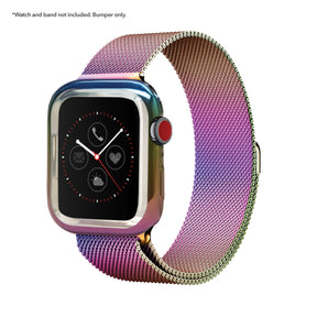 Apple Watch TPU Bumper with Screen - Rainbow Gloss 45mm Smart Watch