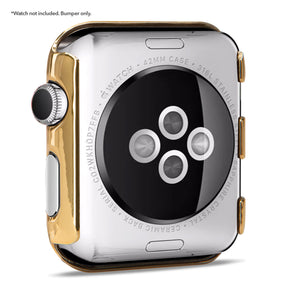 Apple Watch PC Bumper with Screen - Gloss Gold 44mm Smart Watch