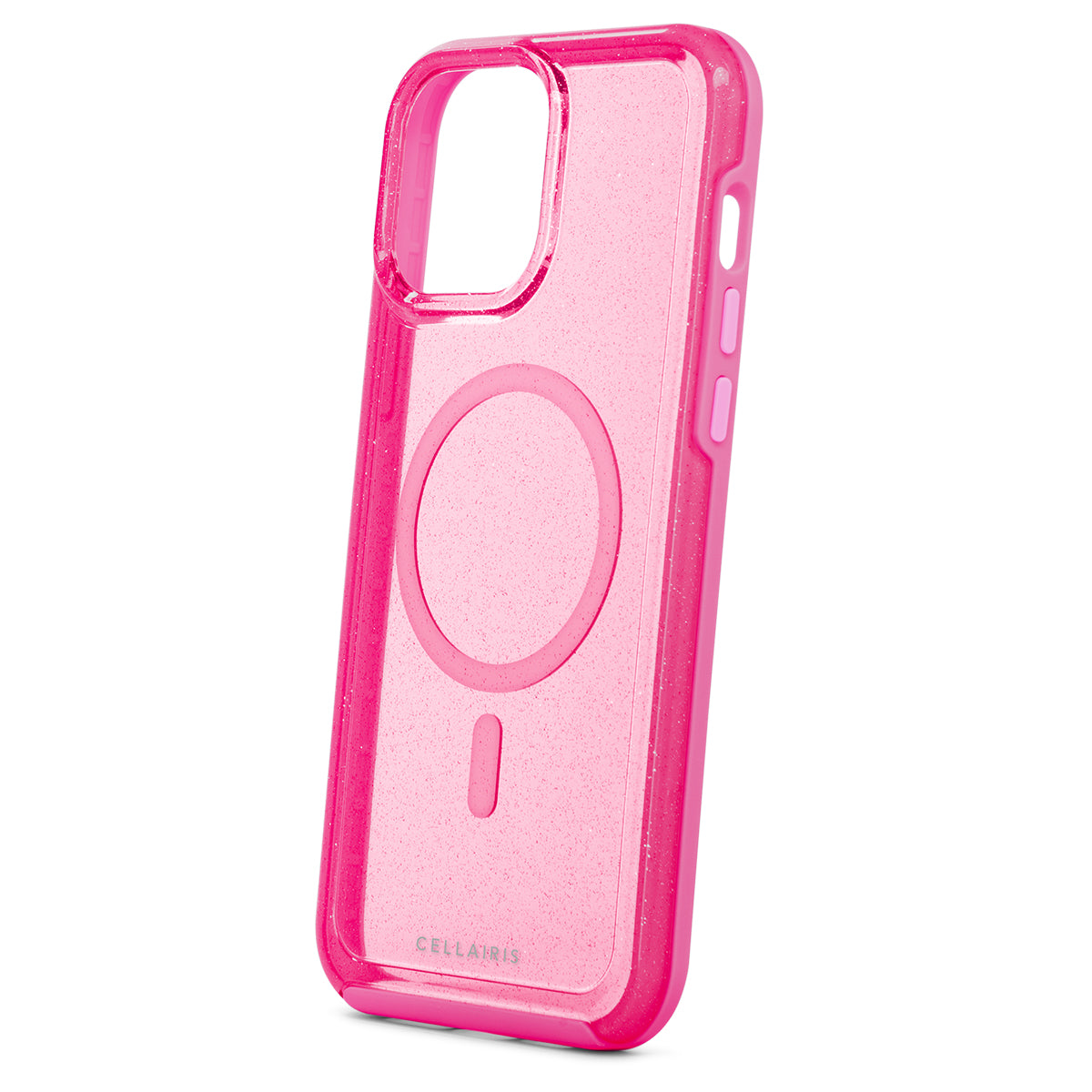 La Hornet - iPhone 14 Pro Max / iPhone 13 Pro Max Hot Pink Glitter w/ MagSafe Phone Case