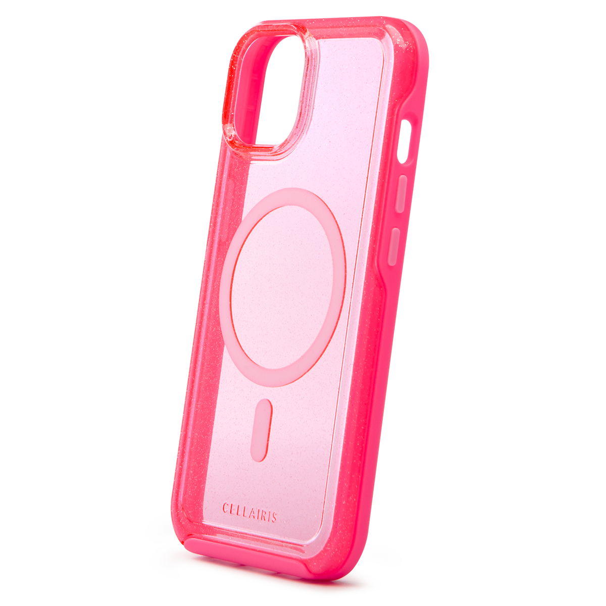 La Hornet - iPhone 14 / iPhone 13 Hot Pink Glitter w/ MagSafe Phone Case