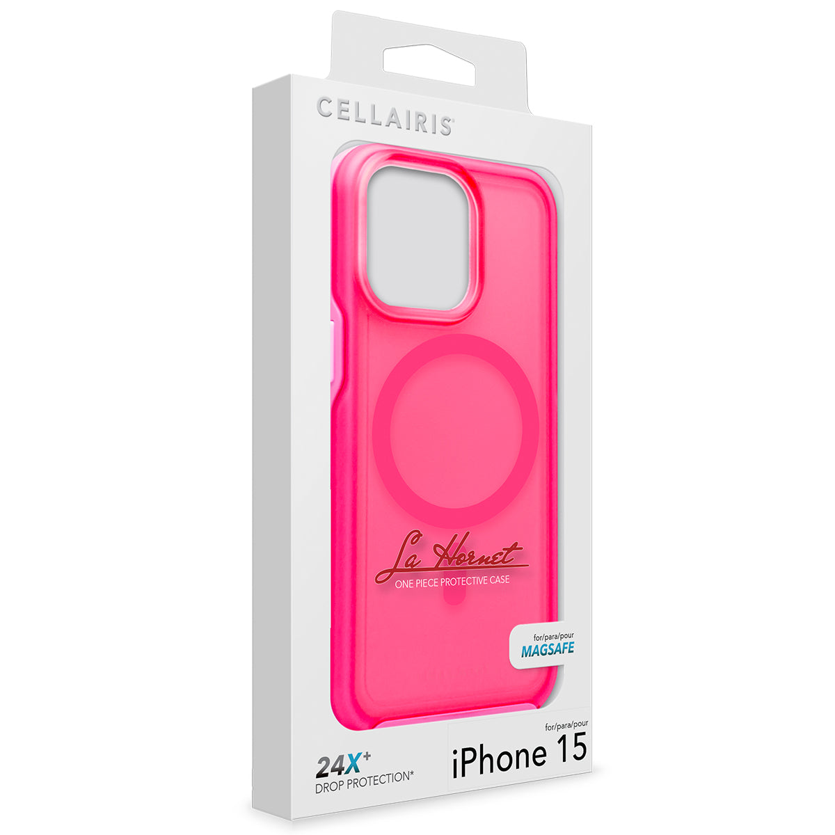 La Hornet - iPhone 15 / iPhone 14 Hot Pink Matte w/ MagSafe Case