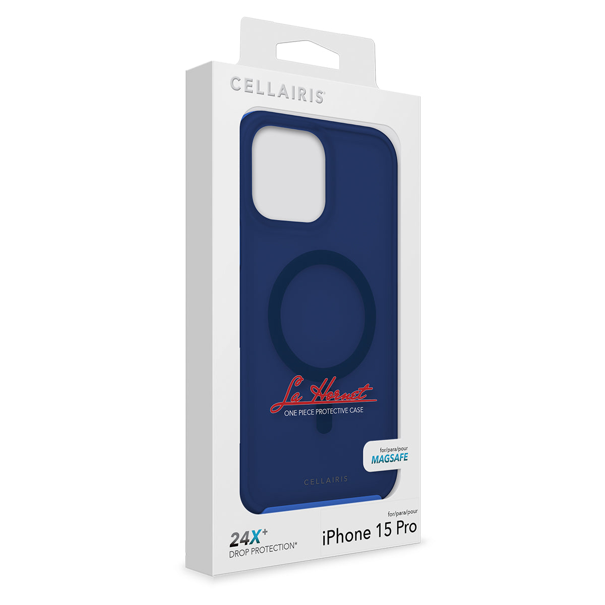 La Hornet - iPhone 15 Pro Navy Blue Matte w/ MagSafe Case