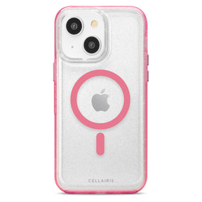 La Hornet Glitter - iPhone 15 Plus Clear Hot Pink w/ MagSafe Cases