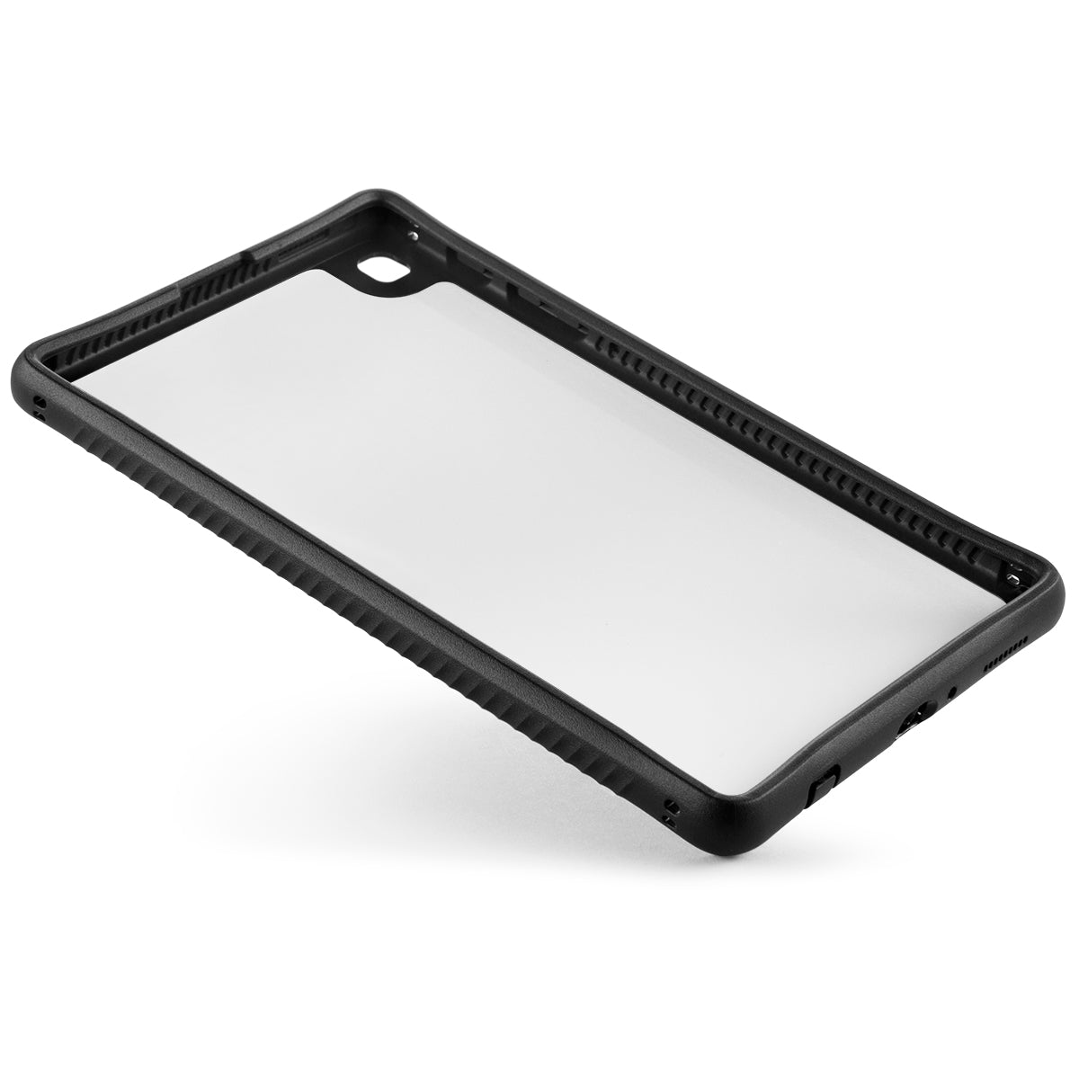 Showcase Grip - Galaxy Tab A7 Lite 8.7” T220/ T225 w/ Anti-Bacterial Protection Black/Clear Tablet Cases