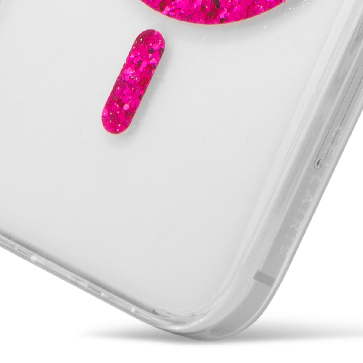 Showcase Halo Glitter - iPhone 16 Magenta w/ MagSafe Case