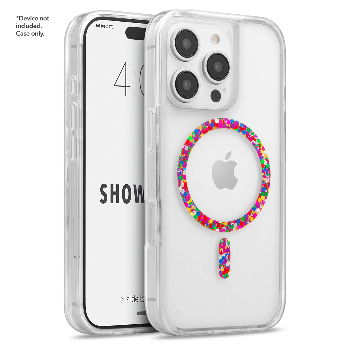 Showcase Halo Glitter - iPhone 16 Pro Confetti w/ MagSafe Case