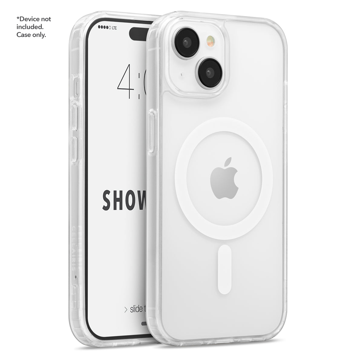 Showcase Slim Halo - iPhone 15/ 14/ 13 White w/ MagSafe Cases