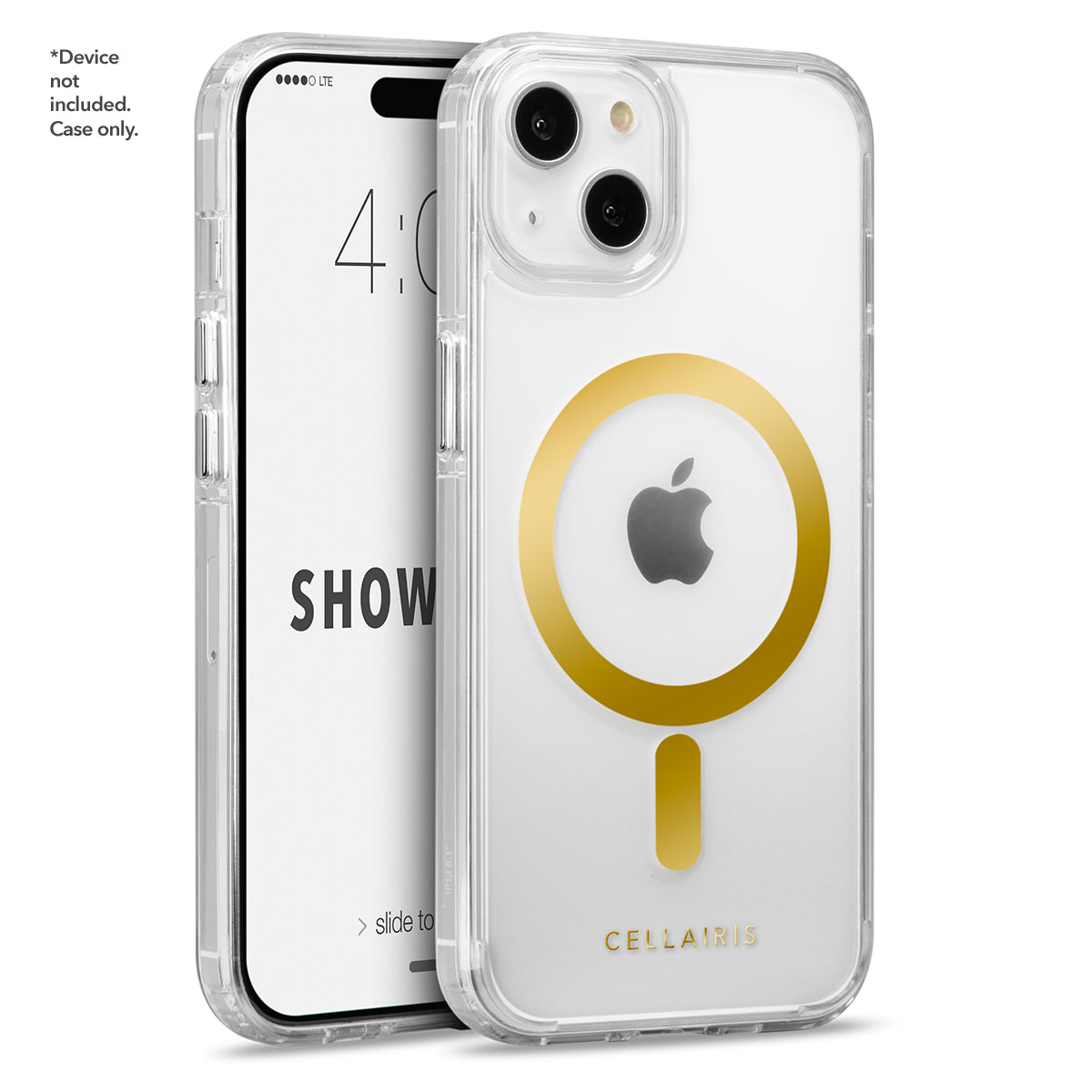 Showcase Slim Halo - iPhone 15/ 14/ 13 Gold w/ MagSafe Cases