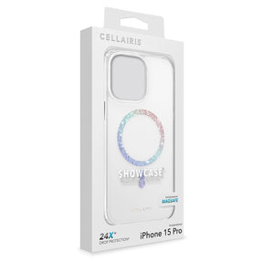 Showcase Slim Halo - iPhone 15 Pro Rainbow Glitter w/ MagSafe Cases