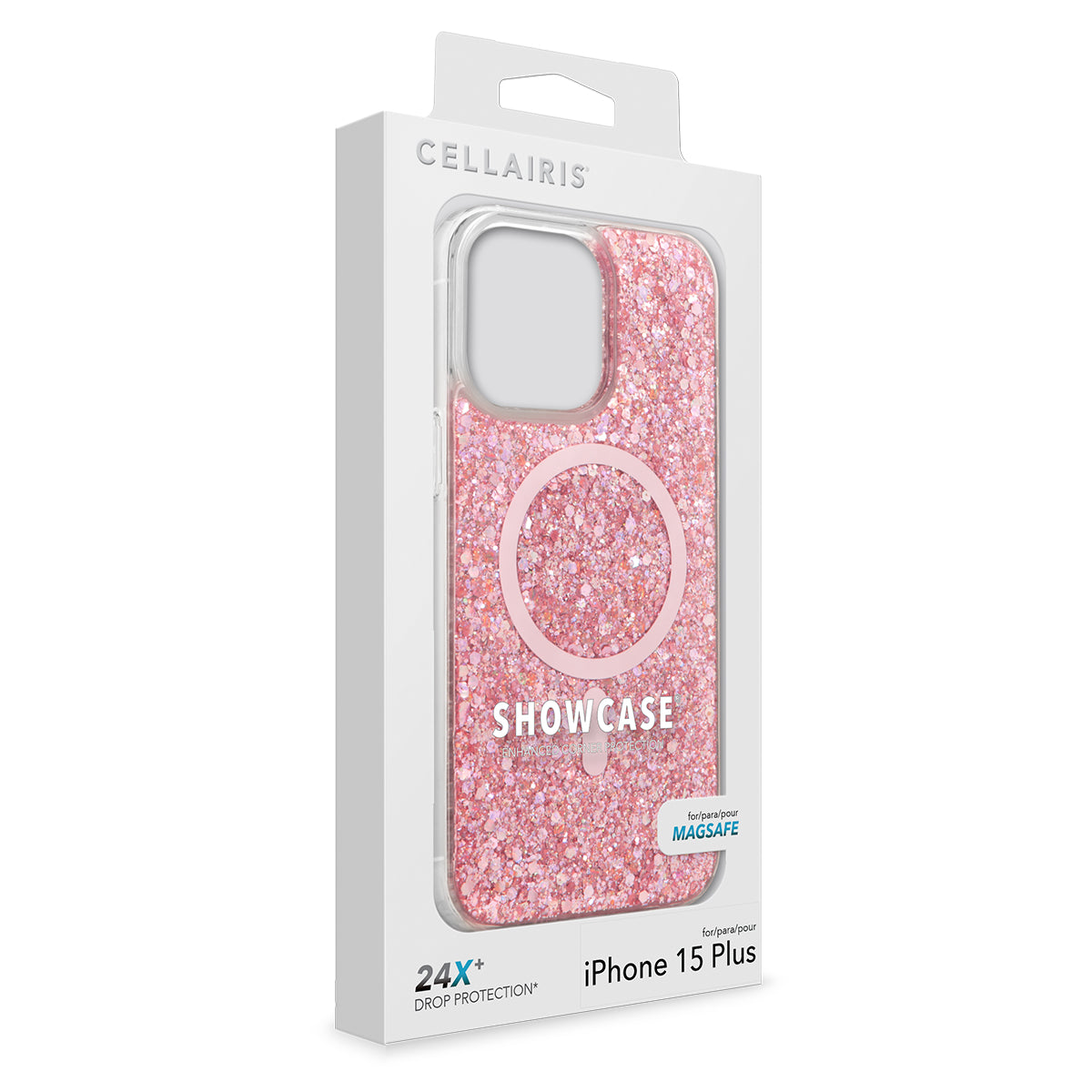 Showcase Glam - iPhone 15 Plus Baby Pink w/ MagSafe Case