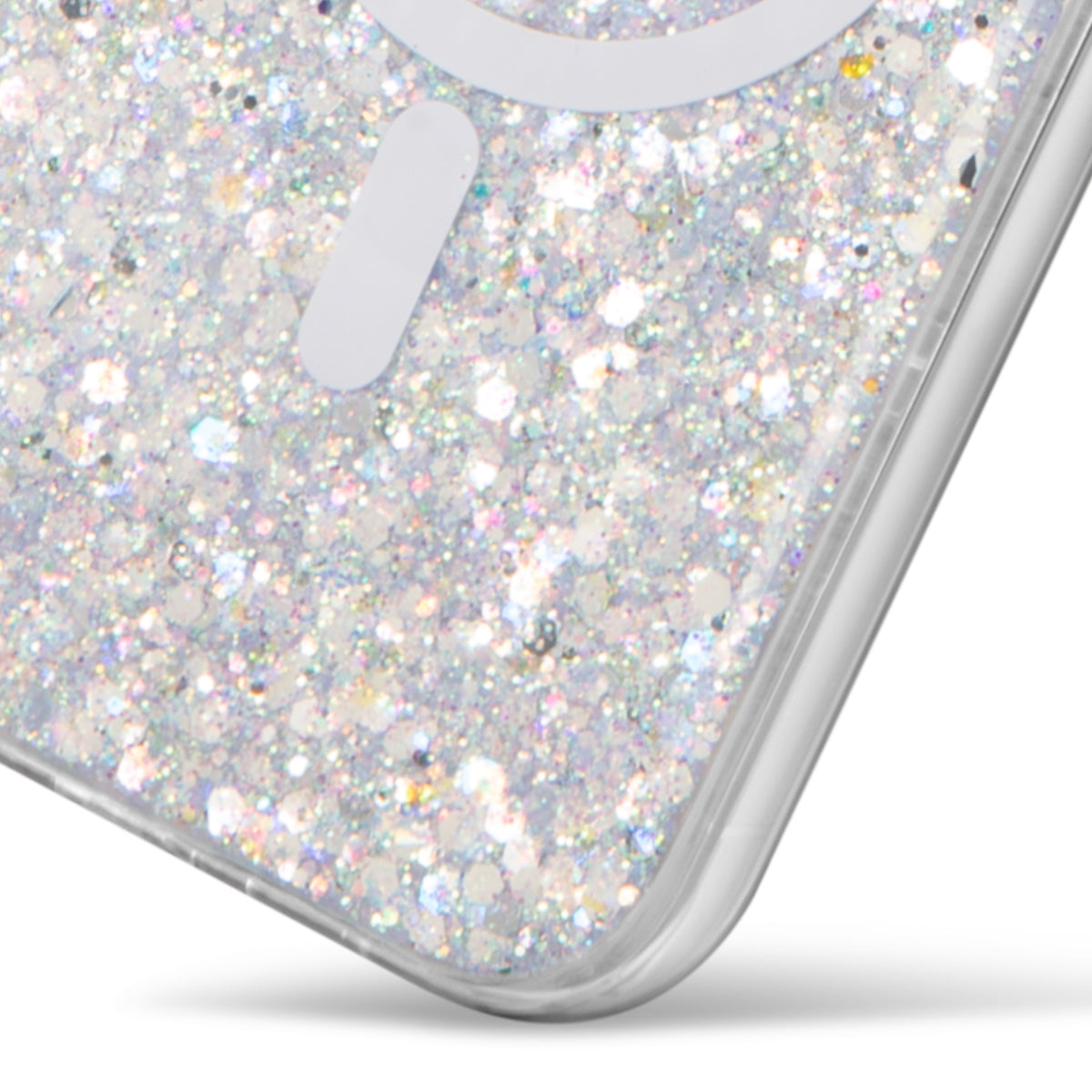 Showcase Glam - iPhone 15 Plus Silver w/ MagSafe Case