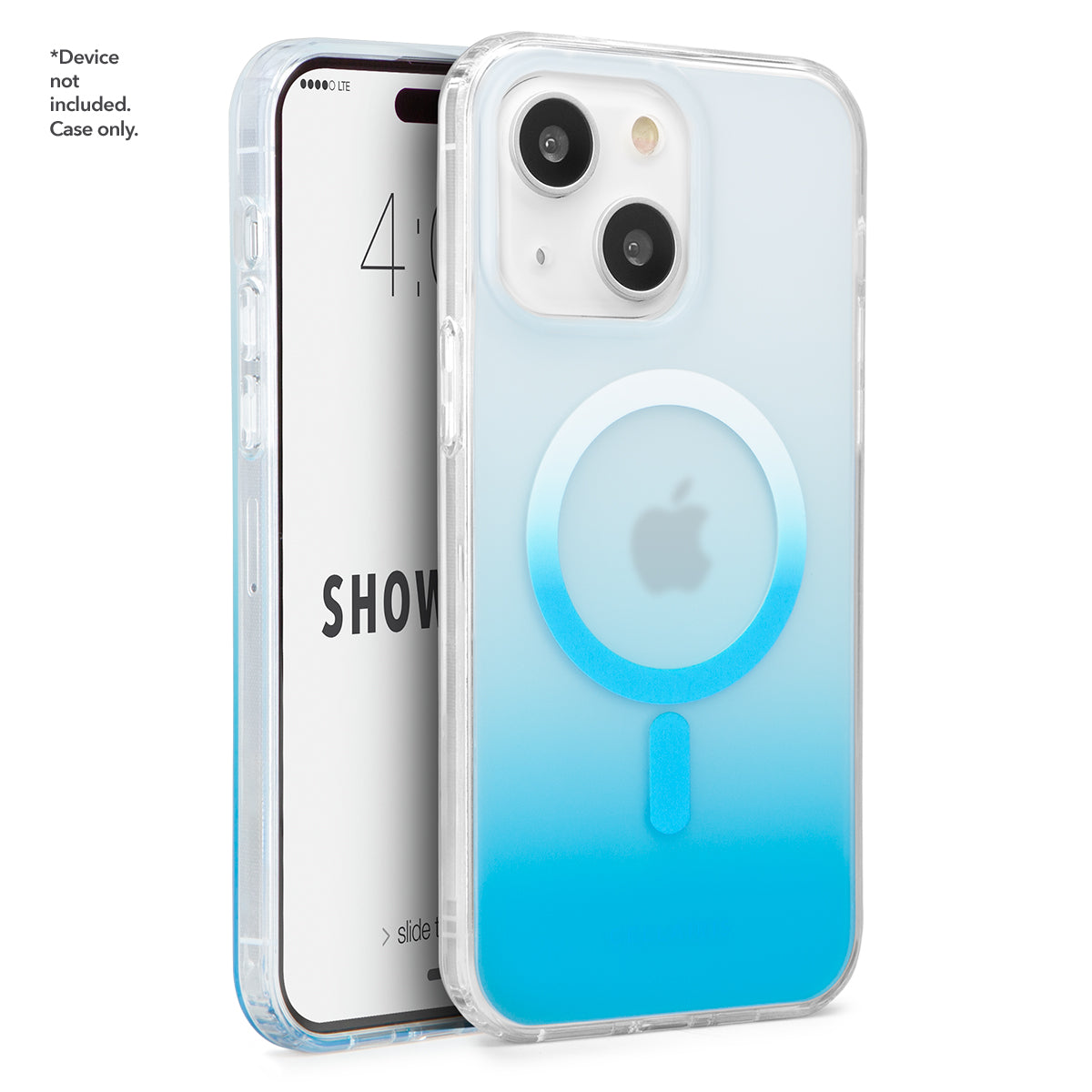 Showcase Slim Ombre - iPhone 15/ 14 Turquiose w/ MagSafe Cases