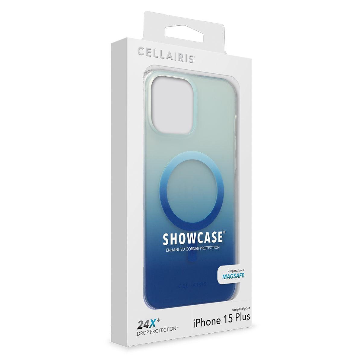 Showcase Ombre - iPhone 15 Plus/ iPhone 14 Plus Navy Blue w/ MagSafe Case